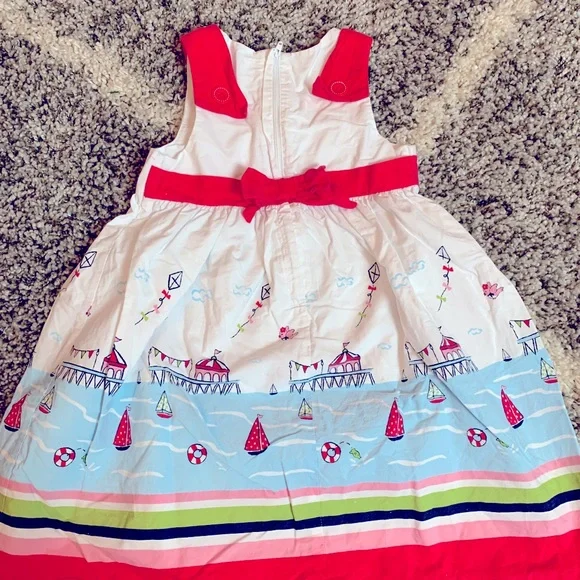 Vintage Gymboree Blooming Nautical 5t dress - Picture 3 of 3